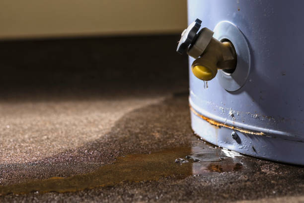 Water damage restoration process in Bolivar, OH